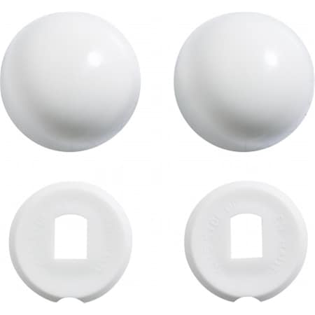 Lincoln Products White Bolt Cap Set GP1013092-0
